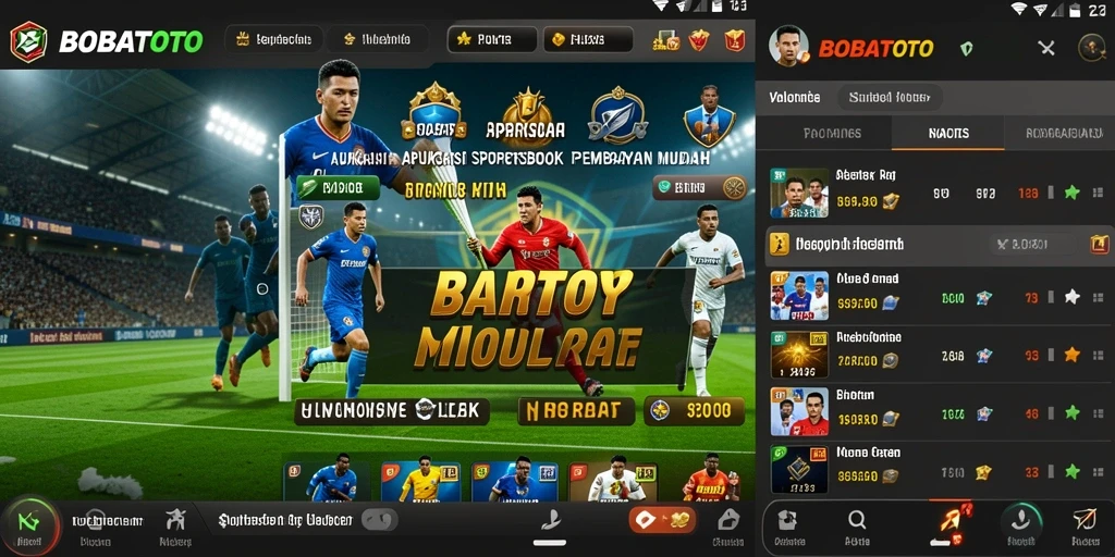 Tampilan screenshot BOBATOTO dengan antarmuka pengguna yang menarik.