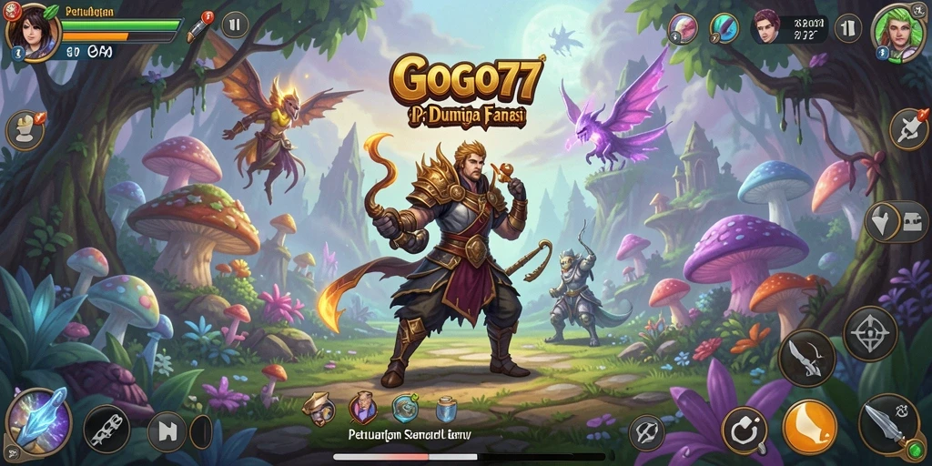Screenshot menampilkan gameplay menegangkan di dunia petualangan GOGO77.