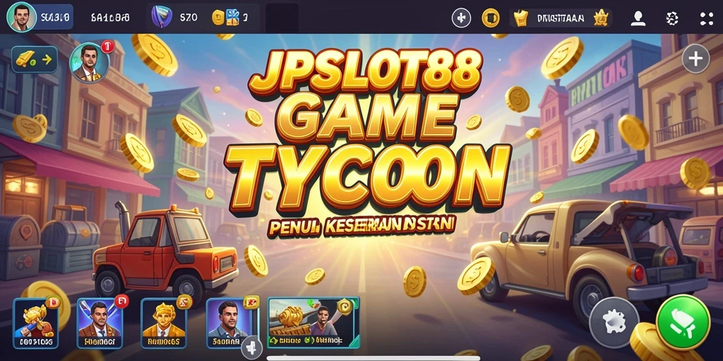 Tampilan gameplay menarik dari JPSLOT88 yang menunjukkan pengelolaan bisnis.