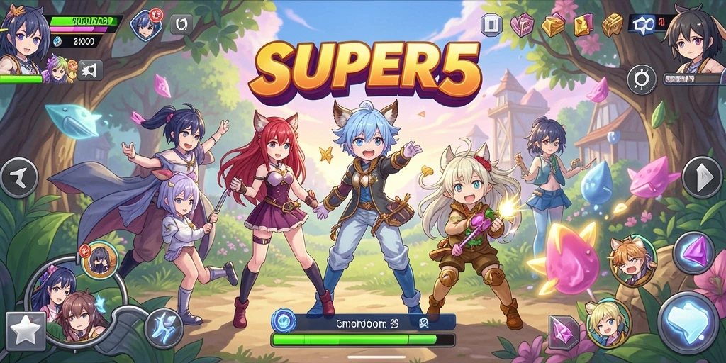 Game Anime yang penuh warna dan aksi seru.