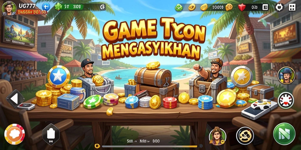 Tampilan gameplay UG777 yang seru dan menantang di dunia Tycoon.
